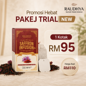 PAKEJ TRIAL : 1 Kotak Saffron Infusion