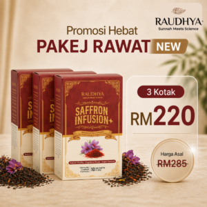 PAKEJ RAWAT : 3 Saffron Infusion